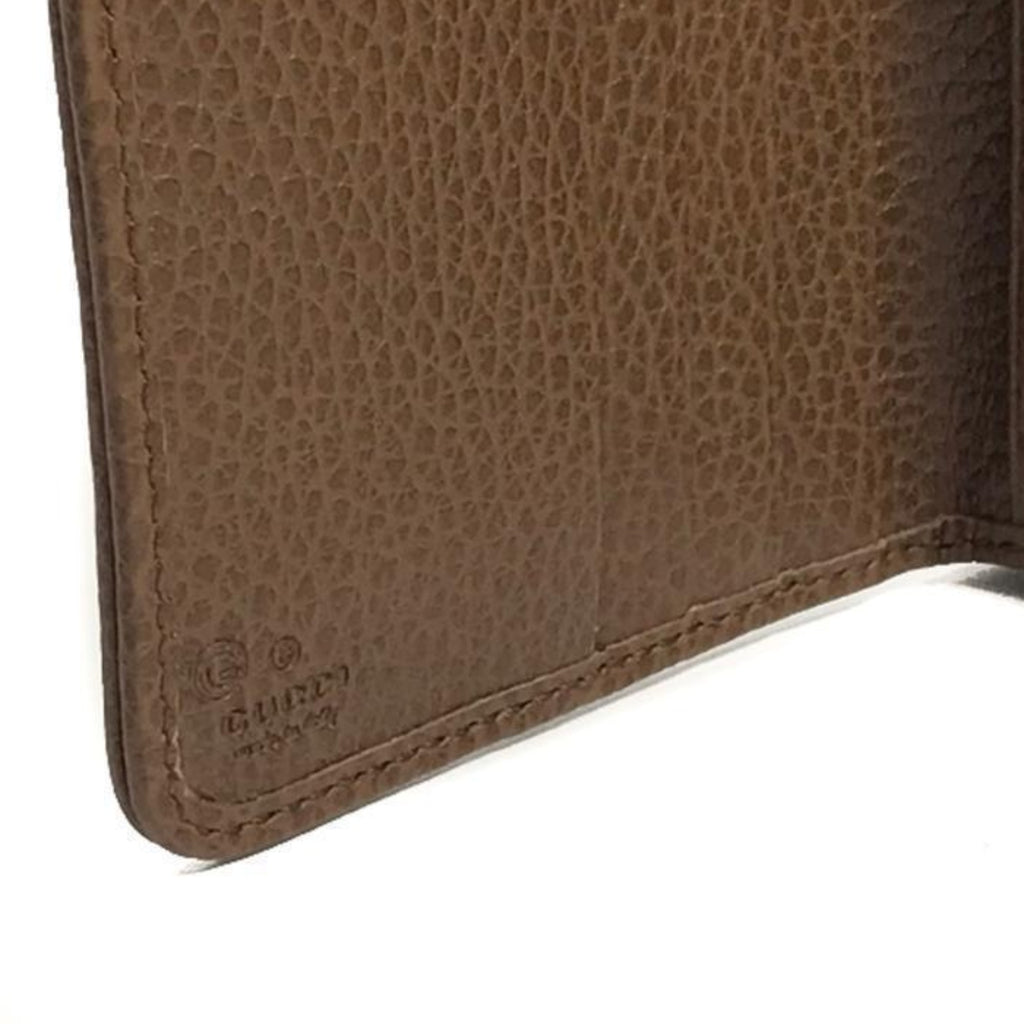 Vintage Authentic Wallet Gucci/brown Beige Wallet Leather 