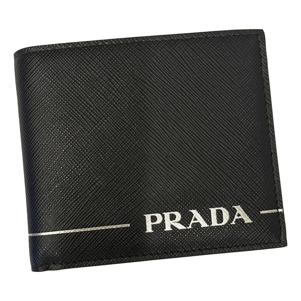 Prada bifold best sale wallet mens