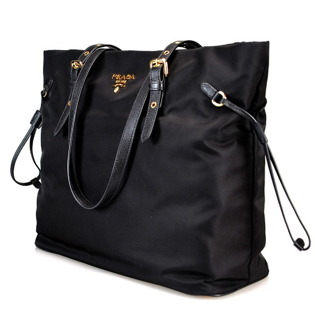 Saffiano bag Prada Black in Polyester - 32993209