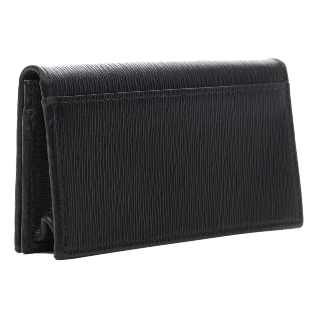 NWT Prada Unisex Vitello Move Nero (Black) Leather Card Case Wallet 1MC122