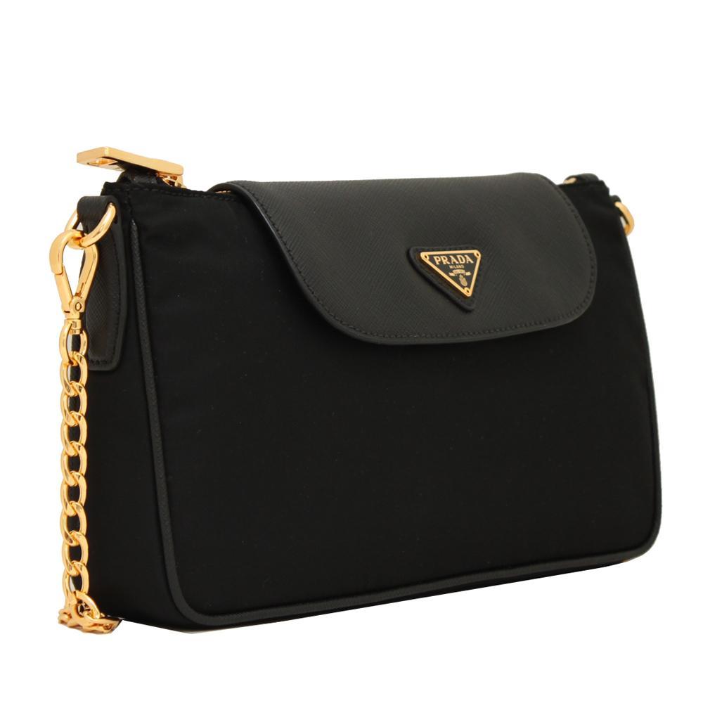 Prada Tessuto Pochette - Black Shoulder Bags, Handbags - PRA855916