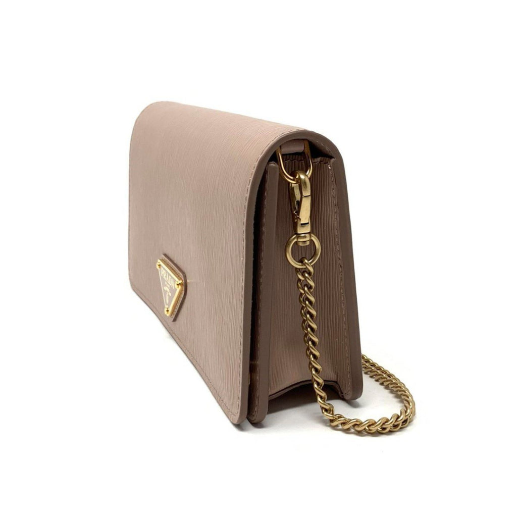 Prada Chain Crossbody Bag Tessuto and Saffiano Leather Small at