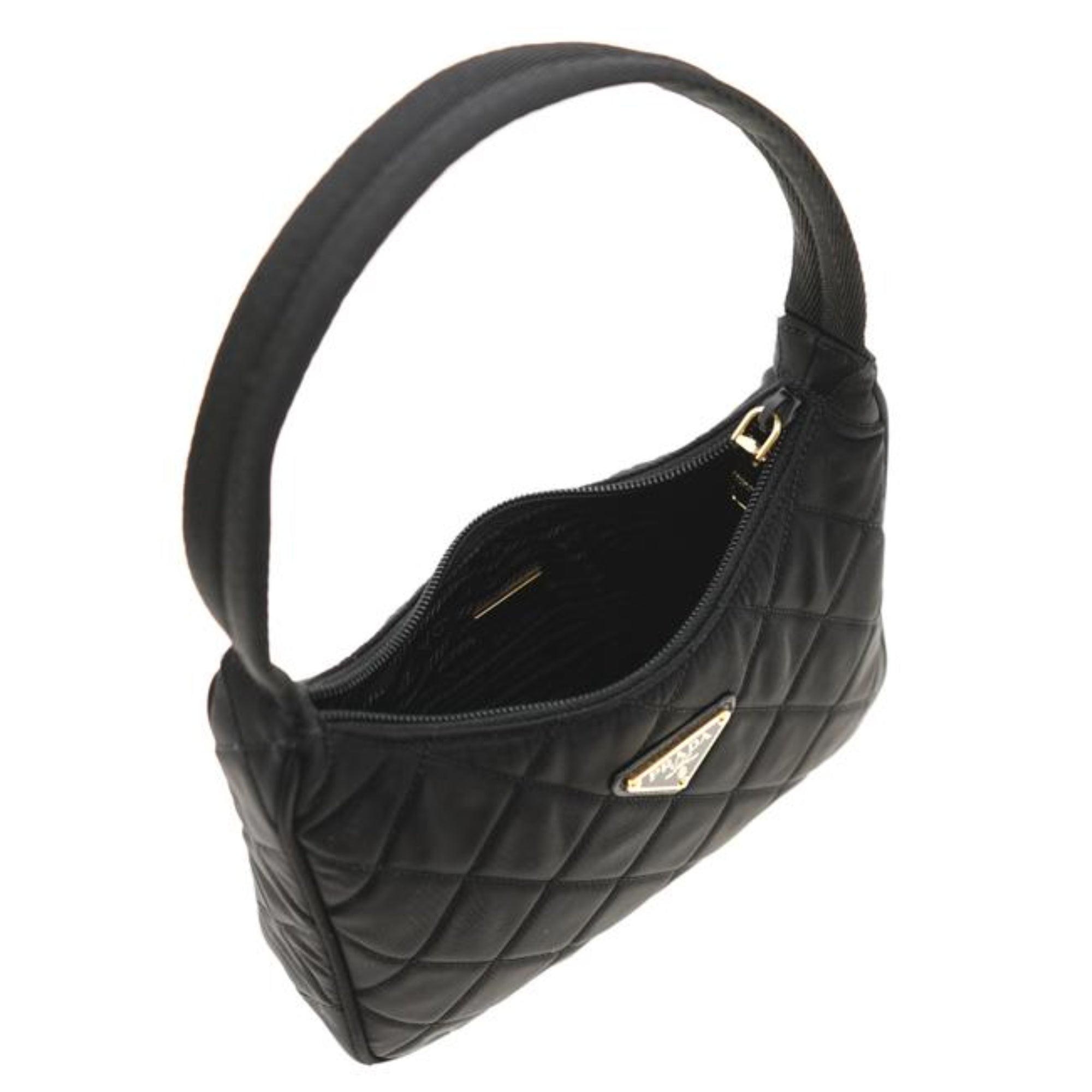 Black Leather Mini Shoulder Bag | PRADA