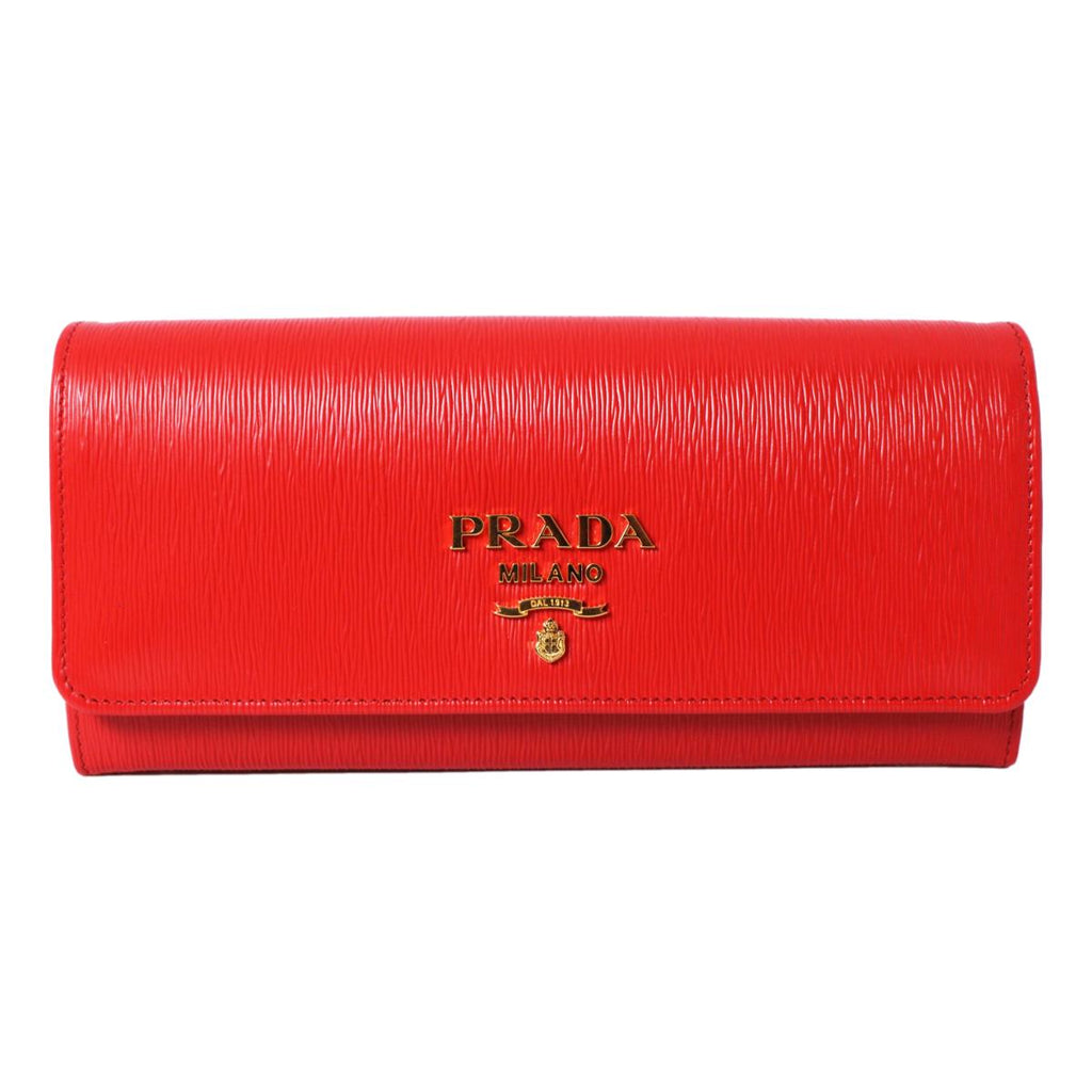 Prada leather wallet on chain