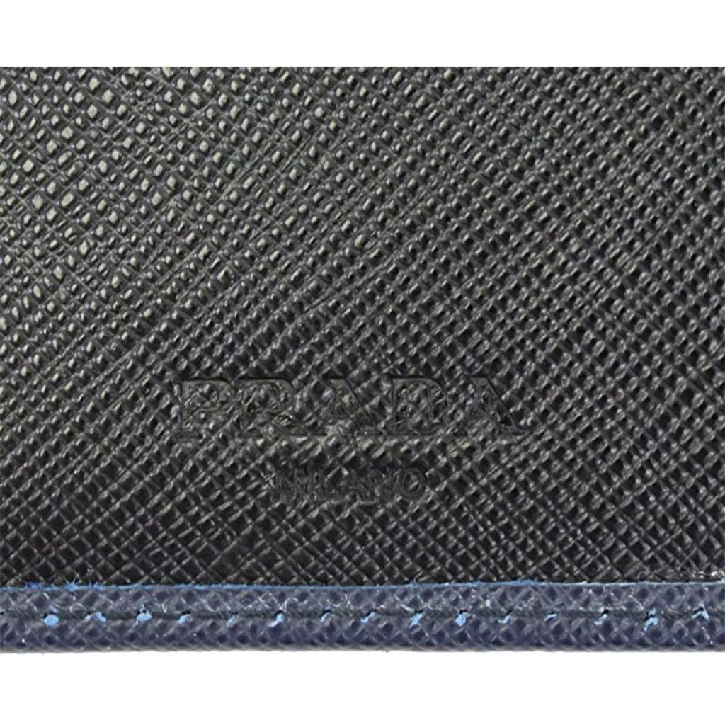 Prada Blue Saffiano Bifold Wallet (42A) – Luxury Leather Guys