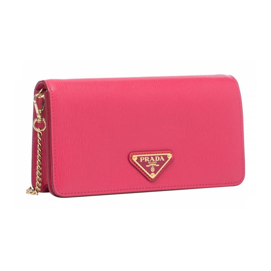 PRADA-Logo-Nylon-Leather-Shoulder-Bag-Mini-Bag-Pink-1N1861