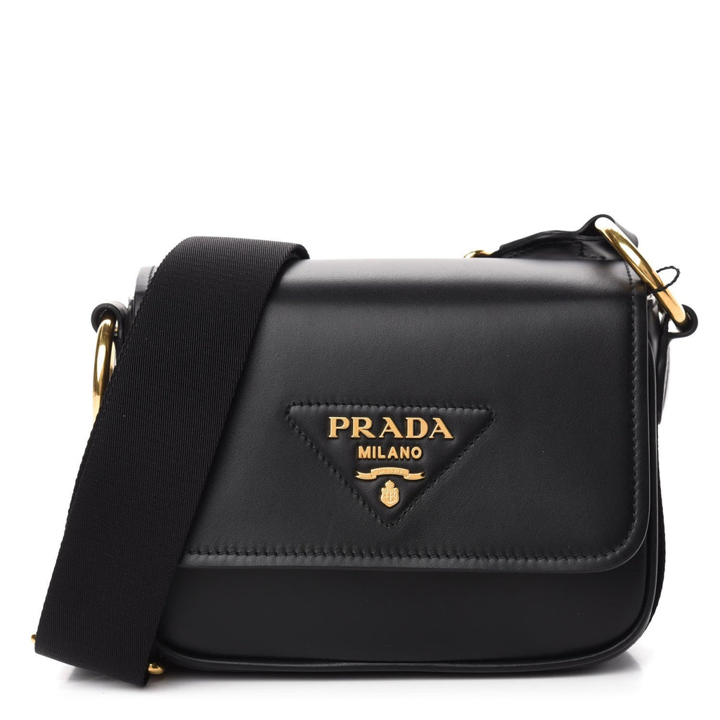Prada, Bags, Prada Pattina Vitello Shine Leather Bag