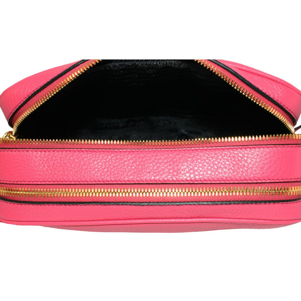Prada Pink Double Zip Bag, Women's Fashion, Bags & Wallets, Cross