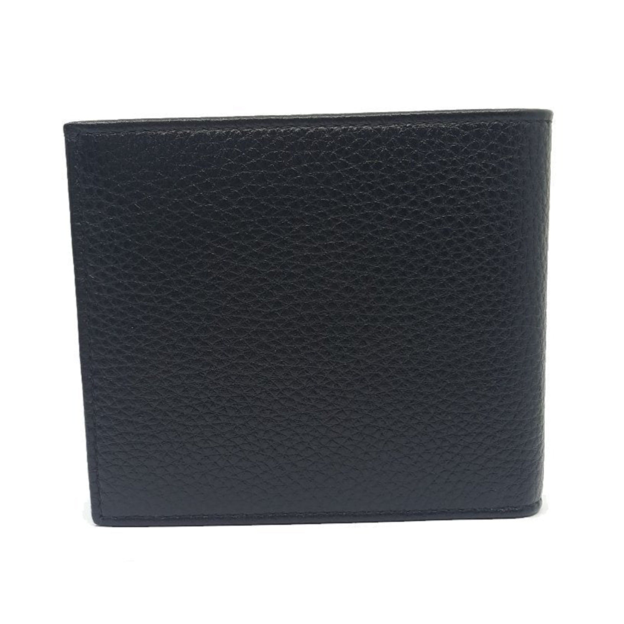 Prada Portaf. Orizzontale Nero Black Vitello Grain Leather Wallet ...