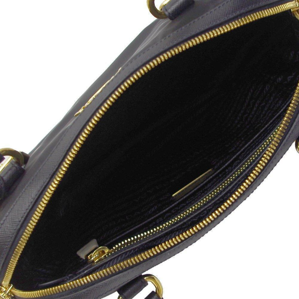Prada Black Tessuto Nylon Leather Two-Way Satchel Handbag – Queen Bee of  Beverly Hills
