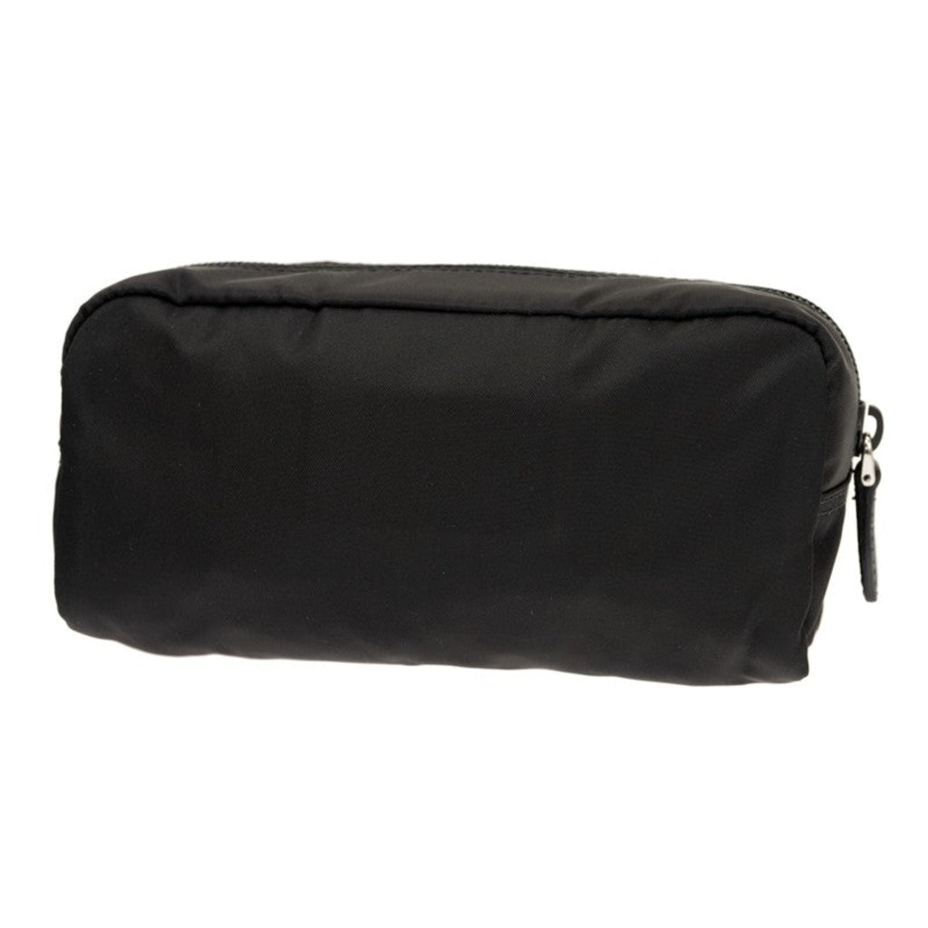PRADA Mini BLACK Tessuto NYLON Pouch Cosmetic Case Clutch #42