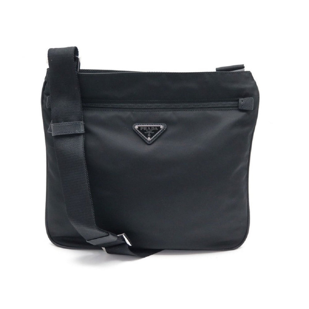 Prada, Bags, Prada Tessuto Nylon Saffiano Crossbody Bag