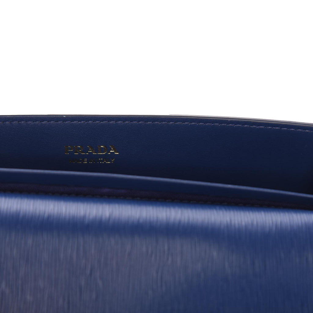 PRADA Saffiano Metal Bluette Wallet 460PRAXFE