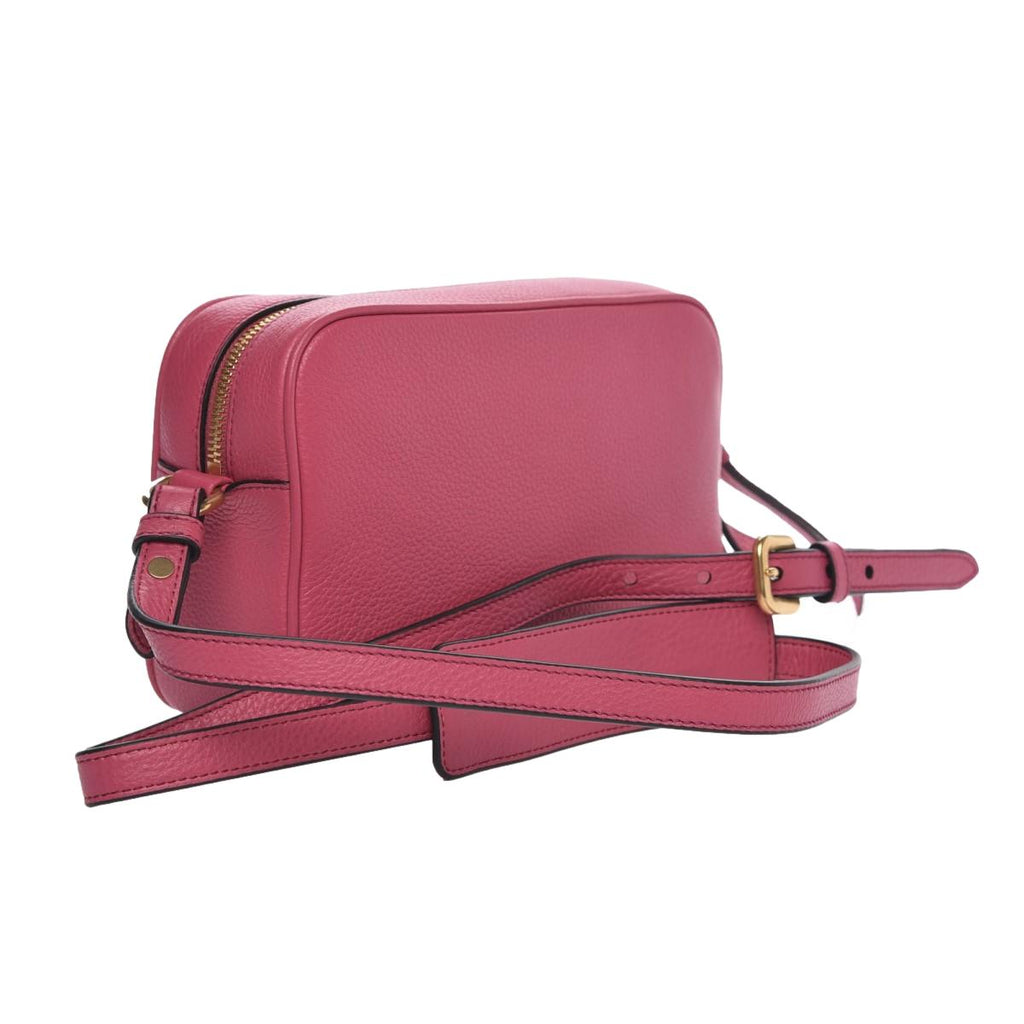Prada Vitello Phenix Peonia Leather Flap Crossbody Bag 1BD163 – ZAK BAGS ©️