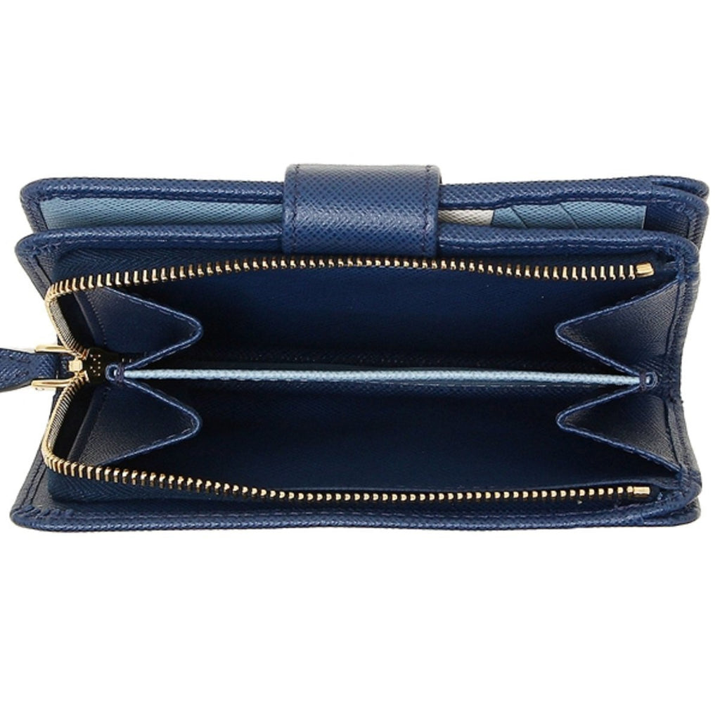 Prada Women's Cobalt Blue Vitello Move Wallet 1ML225 – Queen Bee of ...