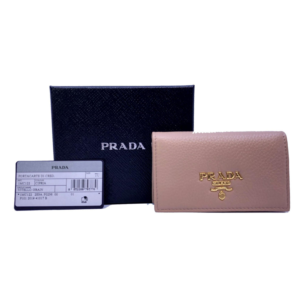 Prada Vitello Grain Leather card holder