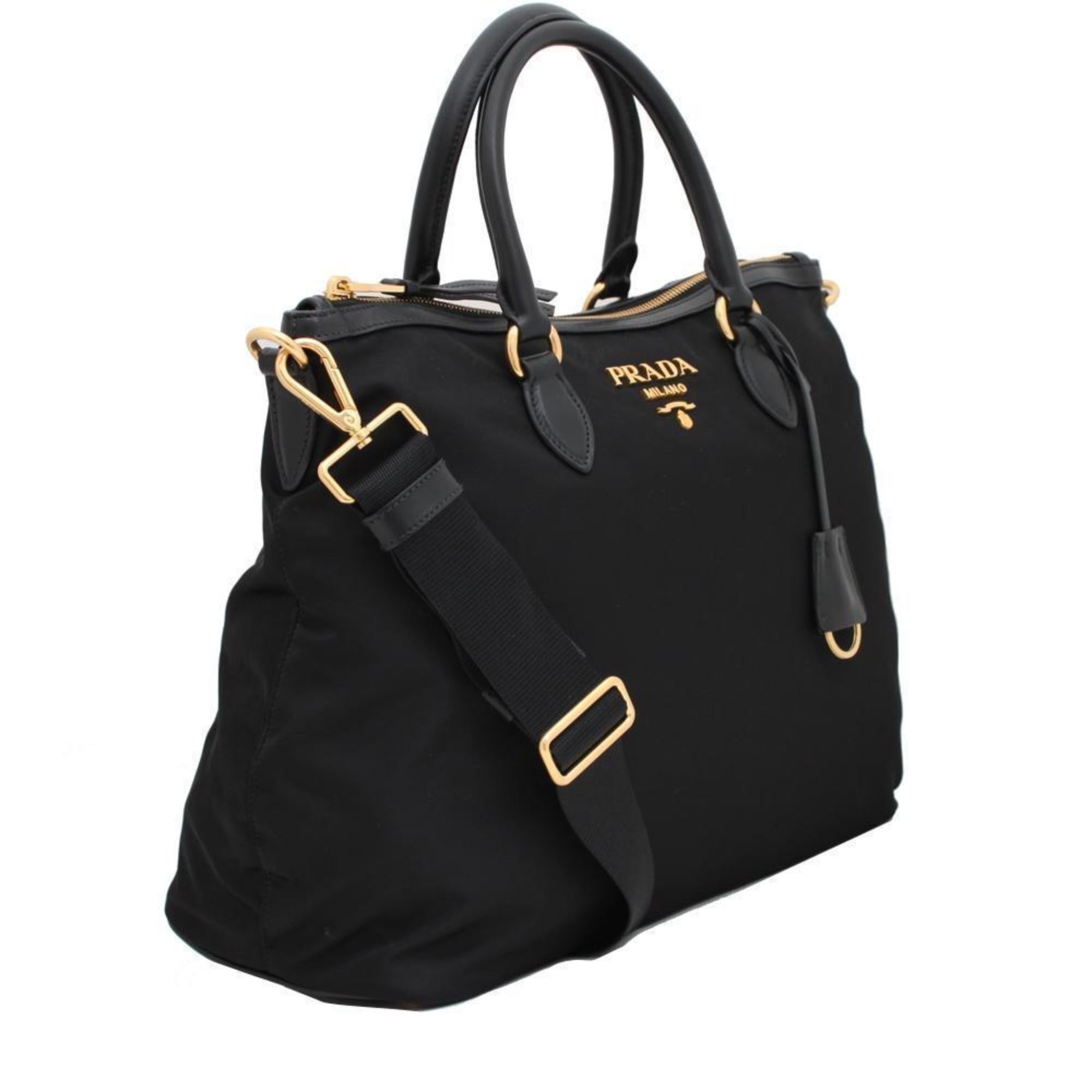 Prada Symbole jacquard crossbody bag in black - Prada | Mytheresa