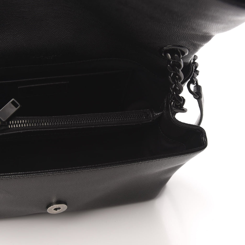 YSL GRAIN DE POUDRE TOY WEST HOLLYWOOD MONOGRAM FOLD-OVER BAG – Goldandbags