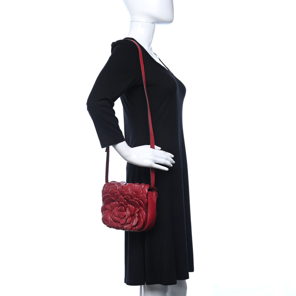 Valentino Garavani Atelier Bag 03 Oro Rose Edition Red Leather