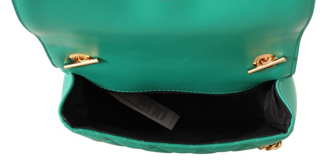 D-Luxe Quilted Crossbody Bag — Kaffir Green